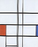 Composition with Red and Blue 1936 - Piet Mondrian reproduction oil painting