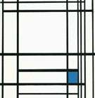 Composition with Blue 1937 - Piet Mondrian reproduction oil painting