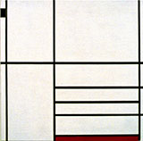 Composition with Red and Black 1936 - Piet Mondrian