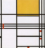 Composition with Black White Yellow and Red c1939 - Piet Mondrian