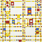 Broadway Boogie Woogie c1942 - Piet Mondrian