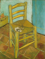 Chair with Pipe 1888 - Vincent van Gogh reproduction oil painting