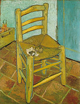 Chair with Pipe 1888 - Vincent van Gogh