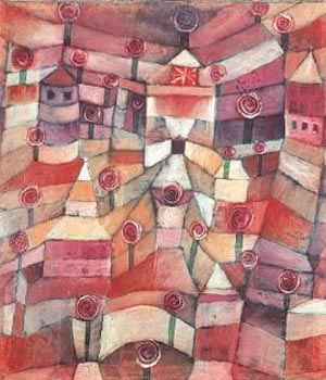 Rose Garden 1920 - Paul Klee reproduction oil painting