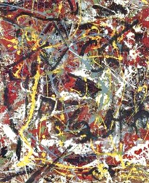 Number 22 - Jackson Pollock reproduction oil painting