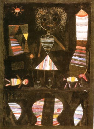 Puppet Theatre 1923 - Paul Klee reproduction oil painting