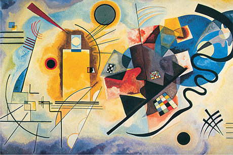 Yellow Red Blue 1925 - Wassily Kandinsky reproduction oil painting