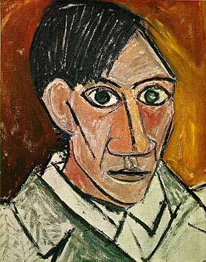 Self-Portrait 1907 - Pablo Picasso reproduction oil painting