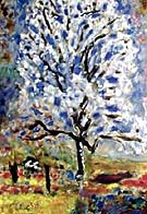 Almond Tree in Bloom - Pierre Bonnard reproduction oil painting