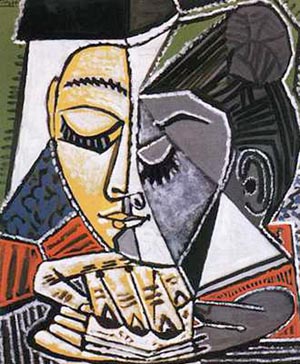 Tete D'une Femme Lisant - Pablo Picasso reproduction oil painting