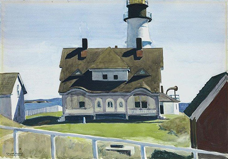 Captain Strout's House 1927 - Edward Hopper reproduction oil painting