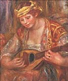 Woman with a Mandolin - Pierre Auguste Renoir