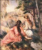 In the Meadow - Pierre Auguste Renoir reproduction oil painting