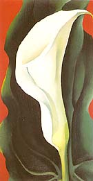 Single Calla Lily (Red) - Georgia O'Keeffe