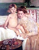 Mother and Child 1901 - Mary Cassatt reproduction oil painting