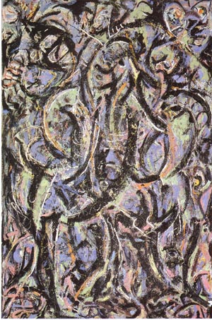 Gothic 1944 - Jackson Pollock reproduction oil painting