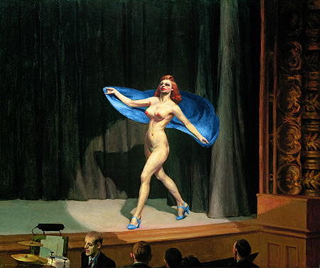 Girlie Show 1941 - Edward Hopper reproduction oil painting