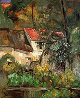 House of Pere Lacroix - Paul Cezanne reproduction oil painting
