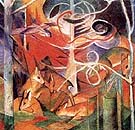 Deer in the Forest I - Franz Marc