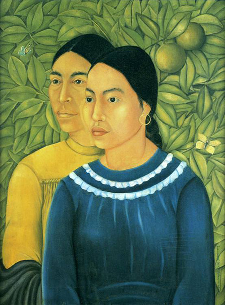 Two Woman 1929 - Frida Kahlo reproduction oil painting