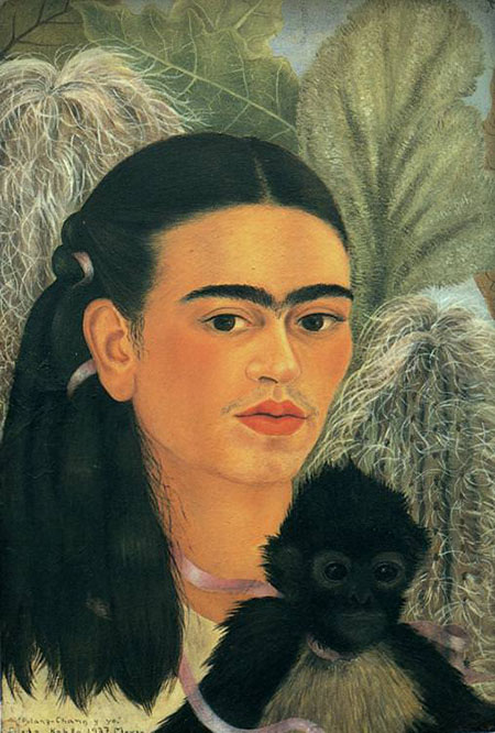 Fulang Chang and I 1937 - Frida Kahlo reproduction oil painting