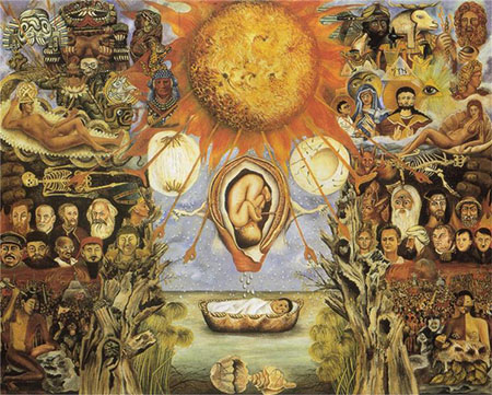 Moses 1945 - Frida Kahlo reproduction oil painting