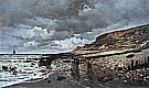The Pointe de la Heve at Low Tide, 1865 - Claude Monet reproduction oil painting