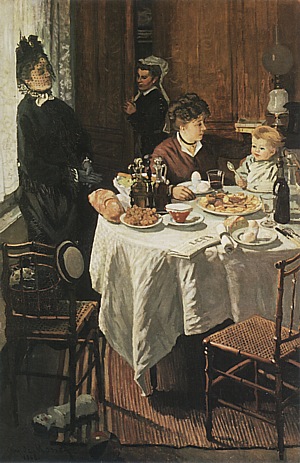 The Luncheon, 1868-69 - Claude Monet reproduction oil painting