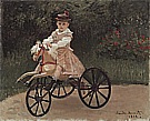 Jean on his Mechanical Horse, 1872 - Claude Monet reproduction oil painting