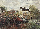 A Corner of the Garden with Dahlias, 1873 - Claude Monet