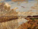 Small Arm of the Seine 1876 - Claude Monet reproduction oil painting