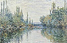 The Seine at Vetheuil, 1879 - Claude Monet reproduction oil painting