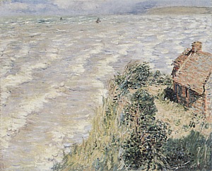 Customs House at Varengeville, 1882 - Claude Monet reproduction oil painting