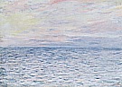 Sunset at Pourville, 1882 - Claude Monet reproduction oil painting