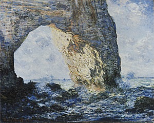 The Manneporte, 1883 - Claude Monet reproduction oil painting