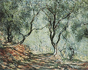 Olive Grove in the Moreno Garden, 1884 - Claude Monet reproduction oil painting