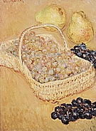 Basket of Grapes, Quinces, and Pears, 1883 - Claude Monet