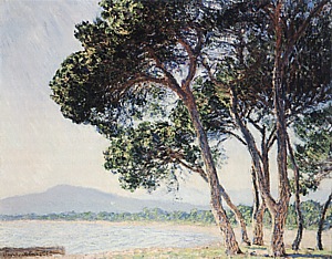 The Beach at Juan-les-Pins, 1888 - Claude Monet reproduction oil painting