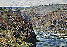 Valley of the Creuse (Sunlight Effect), 1889 - Claude Monet reproduction oil painting