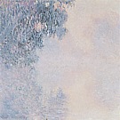 Morning on the Seine, near Giverny Mist 1896-97 - Claude Monet