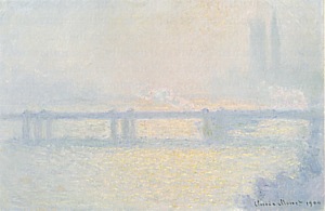 Charing Cross Bridge, The Thames, 1899-1900 - Claude Monet reproduction oil painting