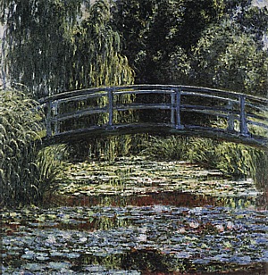 The Water Lily Pond [Japanese Bridge], 1899 - Claude Monet reproduction oil painting