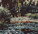 The Water Lily Pond [Japanese Bridge], 1900 - Claude Monet reproduction oil painting