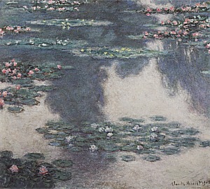 Water Lilies 1905 - Claude Monet reproduction oil painting