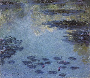 Water Lilies, 1906 - Claude Monet reproduction oil painting