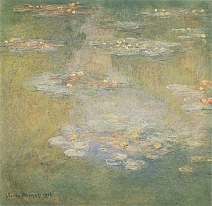 Water Lilies, 1908 - Claude Monet reproduction oil painting