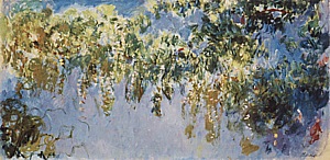 Wisteria, 1919-20 - Claude Monet reproduction oil painting