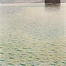 Island in Lake Atter, 1901 - Gustav Klimt reproduction oil painting