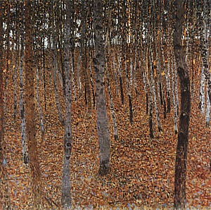 Beech Forest I, 1902 - Gustav Klimt reproduction oil painting