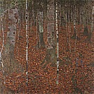 Birch Wood, 1903 - Gustav Klimt reproduction oil painting